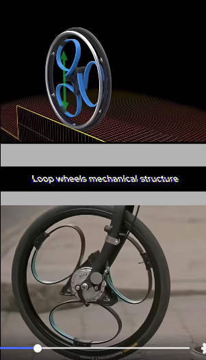 Čo vás napadne prvé, keď vidíte tento koncept kolesa bicykla. Otočili energiu Vankelovho motora vo valci?